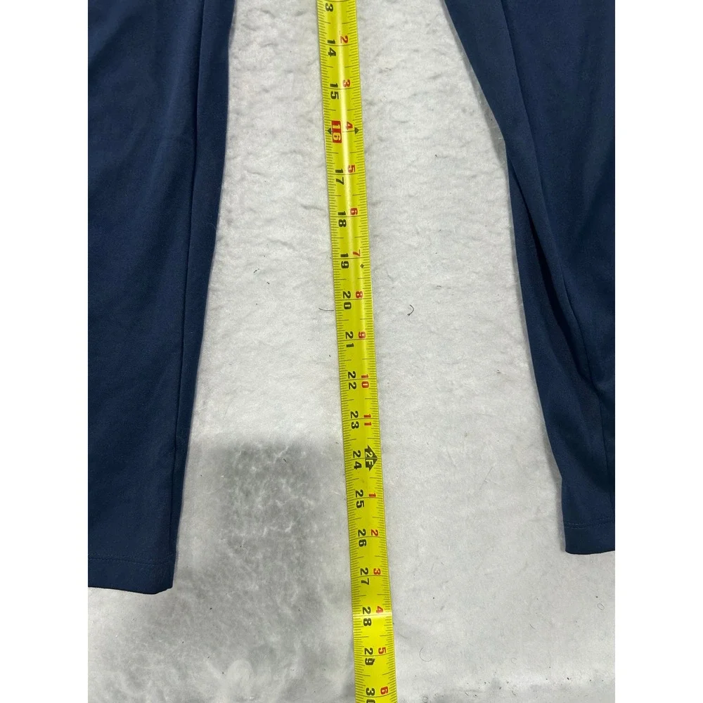 Nike Dri-FIT Mens Navy Blue Track Pants Mesh Panel Joggers Size M